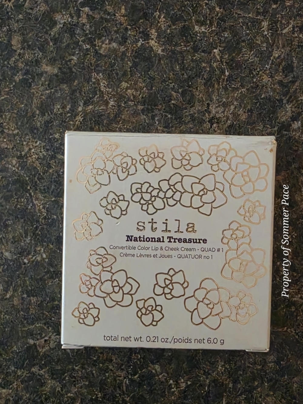 NIB Stila National Treasure Lip And Cheek Quad